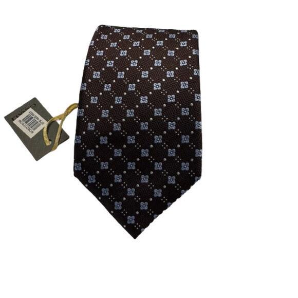 NEW Canali Men's Jacquard Silk Tie 58